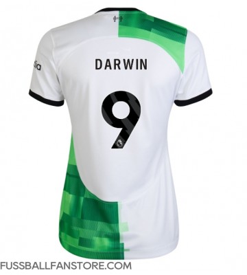 Liverpool Darwin Nunez #9 Replik Auswärtstrikot Damen 2023-24 Kurzarm